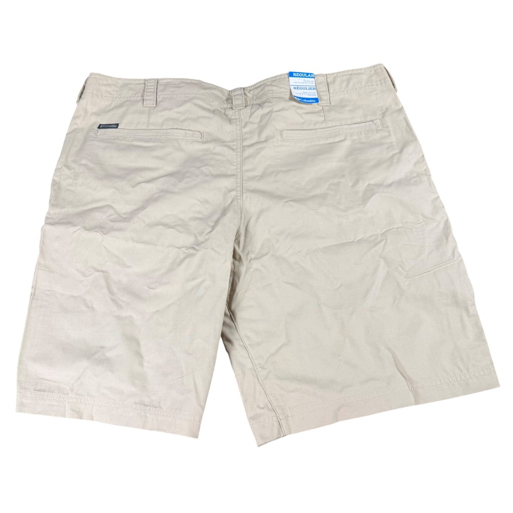 Columbia Mens Eagletall Mountains EXS Ripstop Shorts Khaki 42 XM0169-160